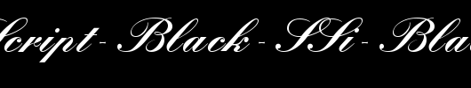 Quill-Script-Black-SSi-Black_英文字体