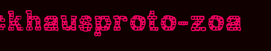 RHBrickhausProto-ZOA.ttf 好看的英文字体