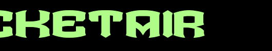 ROCKETAIR_英文字体