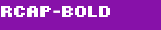 ROTORcap-Bold.ttf 好看的英文字体