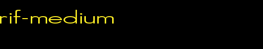 RSSansSerif-Medium.ttf 好看的英文字体