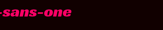 Racing-Sans-One.ttf 好看的英文字体