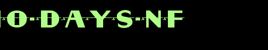 Radio-Days-NF.ttf 好看的英文字体