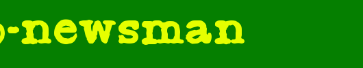 Radio-Newsman.ttf 好看的英文字体