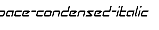 Radio-Space-Condensed-Italic.ttf 好看的英文字体