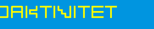 Radioaktivitet.ttf 好看的英文字体