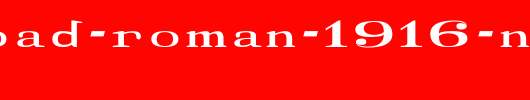 Railroad-Roman-1916-Normal.ttf 好看的英文字体