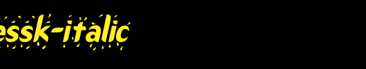 RainDanceSSK-Italic.ttf 好看的英文字体