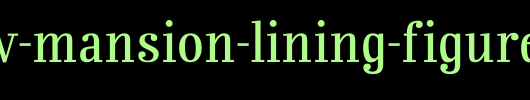 Rainbow-Mansion-lining-figures.otf 好看的英文字体