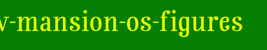 Rainbow-Mansion-os-figures.ttf 好看的英文字体