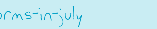Rainstorms-in-July.ttf 好看的英文字体