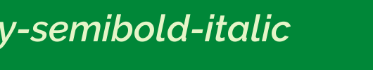 Raleway-SemiBold-Italic.ttf 好看的英文字体