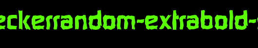 RandyBeckerRandom-ExtraBold-Regular.ttf 好看的英文字体