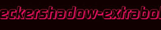 RandyBeckerShadow-ExtraBold-Italic.ttf 好看的英文字体