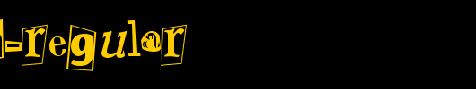 Ransom-Regular.ttf 好看的英文字体