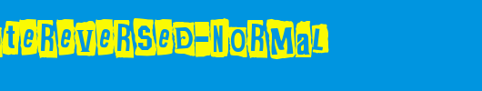 RansomNoteReversed-Normal.ttf 好看的英文字体