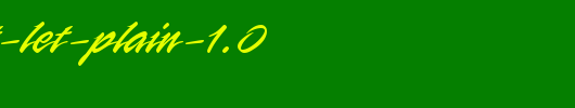 Rapier-LET-Let-Plain-1.0.ttf 好看的英文字体