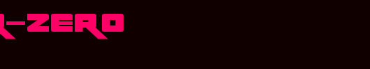 Rapier-Zero.otf 好看的英文字体