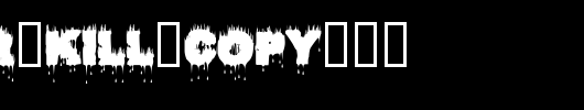 Raptor-Kill-copy-1-.ttf 好看的英文字体