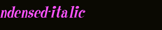 RaskinCondensed-Italic.ttf 好看的英文字体