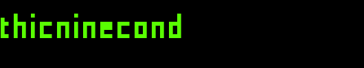 RasterGothicNineCond.ttf 好看的英文字体