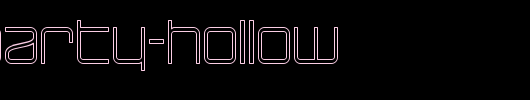RaveParty-Hollow.ttf 好看的英文字体