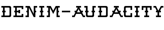 Raw-Denim-Audacity-Regular.ttf 好看的英文字体