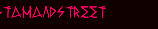 RawDeltaHandStreet.otf 好看的英文字体