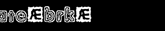 Raydiate-BRK-.ttf 好看的英文字体