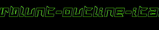 RayzorBlunt-Outline-Italic.ttf 好看的英文字体