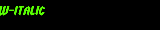 Razorclaw-Italic.otf 好看的英文字体