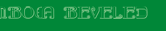 Rebimboca-Beveled.ttf 好看的英文字体