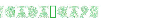 Rebuscada-Caps.ttf 好看的英文字体