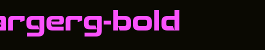 RechargeRg-Bold.ttf 好看的英文字体