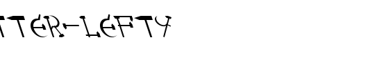 Red-Letter-Lefty.ttf 好看的英文字体