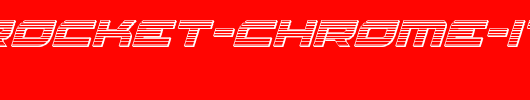 Red-Rocket-Chrome-Italic.ttf 好看的英文字体