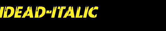 Red-Undead-Italic.ttf 好看的英文字体