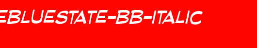 RedStateBlueState-BB-Italic.ttf 好看的英文字体