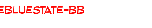 RedStateBlueState-BB.ttf 好看的英文字体