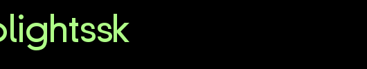 ReductoLightSSK.ttf 好看的英文字体