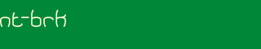 Redundant-BRK.ttf 好看的英文字体