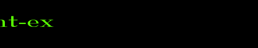 ReedFont-Ex.ttf 好看的英文字体
