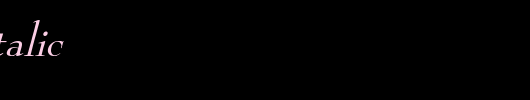 ReedFont-Italic.ttf 好看的英文字体