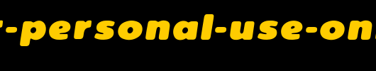 Reeler-Personal-Use-Only.ttf 好看的英文字体