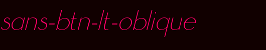 Register-Sans-BTN-Lt-Oblique.ttf 好看的英文字体