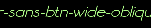 Register-Sans-BTN-Wide-Oblique.ttf 好看的英文字体
