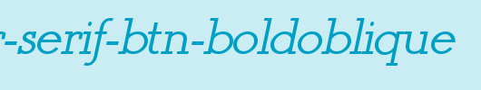 Register-Serif-BTN-BoldOblique.ttf 好看的英文字体