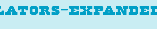 Regulators-Expanded-copy-2-.ttf 好看的英文字体