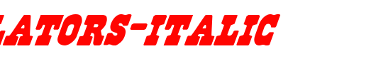 Regulators-Italic.ttf 好看的英文字体