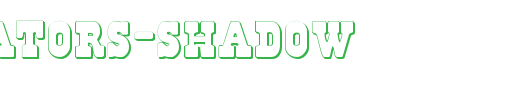 Regulators-Shadow.ttf 好看的英文字体